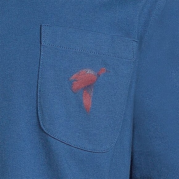 NWT Blake Shelton Lands End Men's Flannel Knit Pajamas Set Blue Plaid size LT - Picture 4 of 6